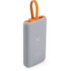 Батарея универсальная Vinga 10000 mAh SuperQC soft touch w/cable 22.5W dark grey (VPB1SQSCDG)