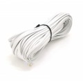 Патч-корд телефонный 20м RJ11 (6P4C) Voltronic (PC-20,0W)