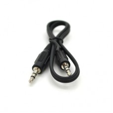 Кабель мультимедійний 3.5mm M to 3.5mm M 0.4m black Voltronic (YT28014)
