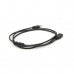 Дата кабель USB 2.0 AM/AF 1.5m ferrite black Voltronic (YT-AM/AF-1.5B)