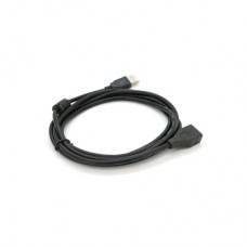 Дата кабель USB 2.0 AM/AF 2.0m ferrite black Voltronic (YT-AM/AF-2.0B)