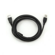 Дата кабель USB 2.0 AM/AF 3.0m ferrite black Voltronic (YT-AM/AF-3.0B)
