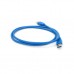 Дата кабель USB 3.0 AM/AM 1.5m blue Voltronic (YT-3.0AM+AM-1.5)