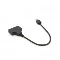 Переходник USB 3.0 AM to SATA 0.1m for HDD/SSD black Voltronic (YT-C3.0-SATA/0.1)