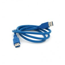 Дата кабель USB 3.0 AM/AM 1.0m Blue Voltronic (YT-3.0AM+AM-1.0)