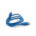 Дата кабель USB 3.0 AM/AM 1.0m Blue Voltronic (YT-3.0AM+AM-1.0)