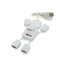 Концентратор Voltronic USB 2.0 to 4xUSB man OEM (YT-HM4-W)