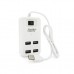 Концентратор Voltronic USB 2.0 to 4xUSB with power switch white (YT-HWS4-W)