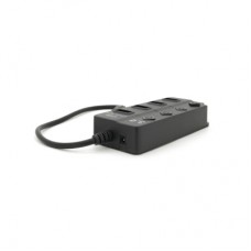 Концентратор Voltronic USB 3.0 to 4xUSB with LED buttons black (YT-3H4A)