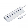 Концентратор Voltronic USB 3.0 to 7xUSB 0.2m aluminum (YT-3HA7/2TB)