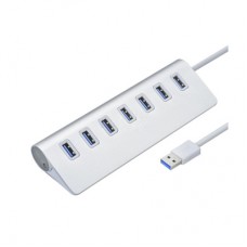 Концентратор Voltronic USB 3.0 to 7xUSB 0.2m aluminum (YT-3HA7/2TB)