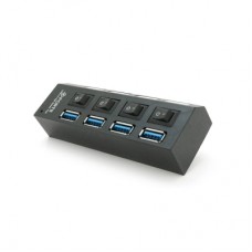 Концентратор Voltronic USB 3.0 to 4xUSB with switches (YT-3H4S/1TB)
