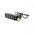 Концентратор Voltronic USB 3.0 to 4xUSB black (YT-HUB4-B)