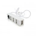 Концентратор Voltronic USB 3.0 to 4xUSB white (YT-HUB4-W)