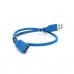 Дата кабель USB 3.0 AM/AF 0.5m blue Voltronic (YT-3.0AM\AF-0.5BL)