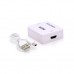 Перехідник HDMI F to VGA F 720P/1080P white Voltronic (YT-CM-HDMI/VGA)