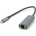 Переходник USB-C to RJ45 0.18m 1000Mbps gray Voltronic (YT-Type-C(M)/RJ-45(F)-G/27033)