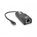 Переходник USB-C to RJ45 1000Mbps black Voltronic (Type-C- Rj-45.G/25849)