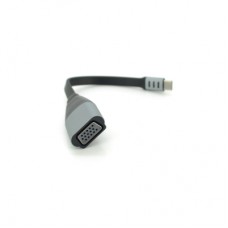 Переходник USB-C M to VGA F 0.18m black-gray Voltronic (YT-Type-C(M)/VGA(F)-18cm/27031)