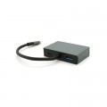 Концентратор Voltronic USB-C 4-in-1 USB 3.0 + USB-C + HDMI + VGA 0.23m silver (YT-HTC4in1)