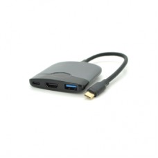 Концентратор Voltronic USB-C 3-in-1 USB 3.0 + USB-C + HDMI 0.23m black (YT-HTC3in1)