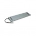 Концентратор Voltronic USB-C 12-in-1 USB-C + 2xUSB 2.0 + USB 3.0 + 2xHDMI + VGA + SD/TF + RJ45 + 3.5mm + PD 0.1m silver (YT-HTC12in1)