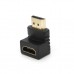 Перехідник HDMI M to HDMI F 90° corner Voltronic (YT-A-HDMI(M)/(F)90°)