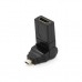 Перехідник microHDMI M to HDMI F 360° Voltronic (YT-A-microHDMI(M)/(F)360°)