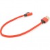 Дата кабель USB 2.0 AM to USB-C 0.25m QC3.0 PD 90° corner braided red Voltronic (YT-USB-TypeC-2.0m/R)