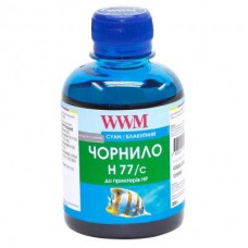 Чорнило WWM HP №177 85 Cyan 200ml (H77/C)