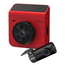 Відеореєстратор Xiaomi 70mai Dash Cam A400+Rear Cam RC09 Set (A400-1) Red (A400+RC09 Red)