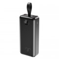 Батарея универсальная XO 30000mAh, PD/20W, QC/22.5W, with light, black (PR240_Black)