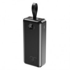 Батарея универсальная XO 30000mAh, PD/20W, QC/22.5W, with light, black (PR240_Black)