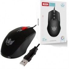 Мышка XO M1 RGB USB Black (XO-M1-BK)