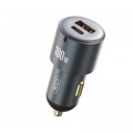 Зарядное устройство XO CC47 1 USB 65W + 1 Type-C PD 35W (100W) Black (XO-CC47-BK)