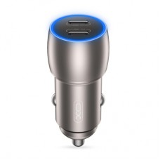 Зарядний пристрій XO CC51 2 Type-C PD (40W) Black (XO-CC51-BK)