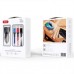 Зарядний пристрій XO CC55 QC3.0 18W (2USB/2.4A) + USB - Lightning + MicroUSB + Type-C Black (XO-CC55-BK)