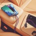 Зарядний пристрій XO CC55 QC3.0 18W (2USB/2.4A) + USB - Lightning + MicroUSB + Type-C Black (XO-CC55-BK)