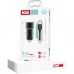 Зарядное устройство XO TZ09 2.4A/2 USB + cable Type-C Black (XO-TZ09T-BK)