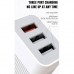 Зарядное устройство XO USB L72 (3A, QC3.0, 3 Usb) + cable Micro USB White (XO-L72-BK)
