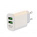 Зарядний пристрій XO L85C (2USB/2.4A) + USB - Type-C White (XO-L85C-T)