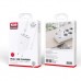 Зарядний пристрій XO L90C (2USB/2.4A) + USB - Lightning White (XO-L90C-L)