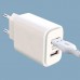Зарядний пристрій XO L90C (2USB/2.4A) + USB - Lightning White (XO-L90C-L)