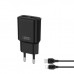 Зарядное устройство XO L92C (2USB/2.4A) + USB - Lightning Чорний (XO-L92C-L)