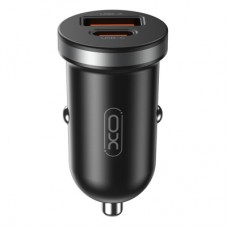 Зарядное устройство XO CC56 USB-C PD30W + USB-A Black (CC56_Black)