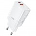 Зарядное устройство XO CE16 67.5W USB-C PD45W + USB-A QC 22.5W White (CE16_White)