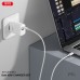Зарядное устройство XO CE16 67.5W USB-C PD45W + USB-A QC 22.5W White (CE16_White)