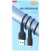 Дата кабель USB 2.0 AM to Lightning 1.0m Rock XO (NB230_L_White)
