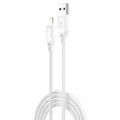 Дата кабель USB 2.0 AM to Lightning 1.0m braided Zebra XO (NB235_L_White)