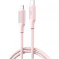 Дата кабель USB-C to USB-C NBQ265B-CC pink XO (NB-Q265B-CC.pink)